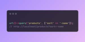 Simplify URL Generation with Laravel’s New query() Method