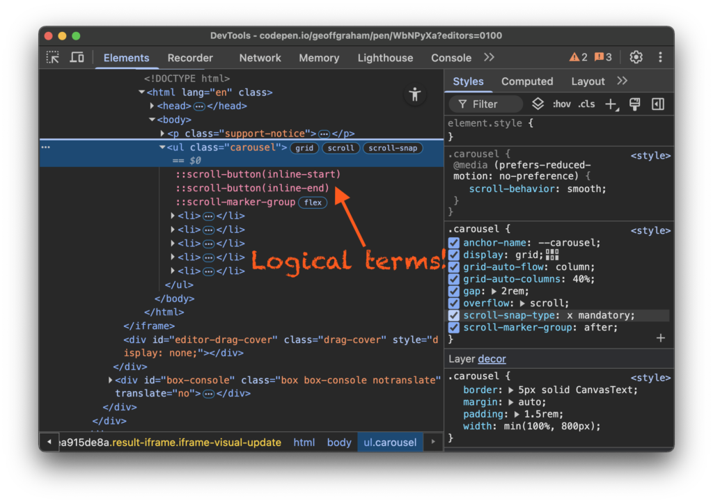 CSS Carousels