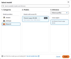 Pixtral Large is now available in Amazon Bedrock